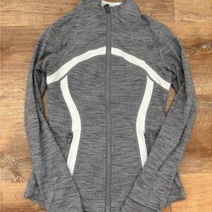 Lululemon size 4 Women's Gray and White Jacket